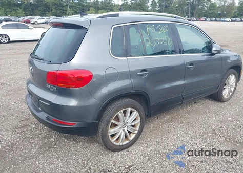 2012 Volkswagen Tiguan Se из США, поврежденный, VIN WVGBV7AX1CW003453